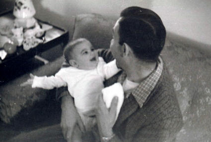 Martha and her proud Dad